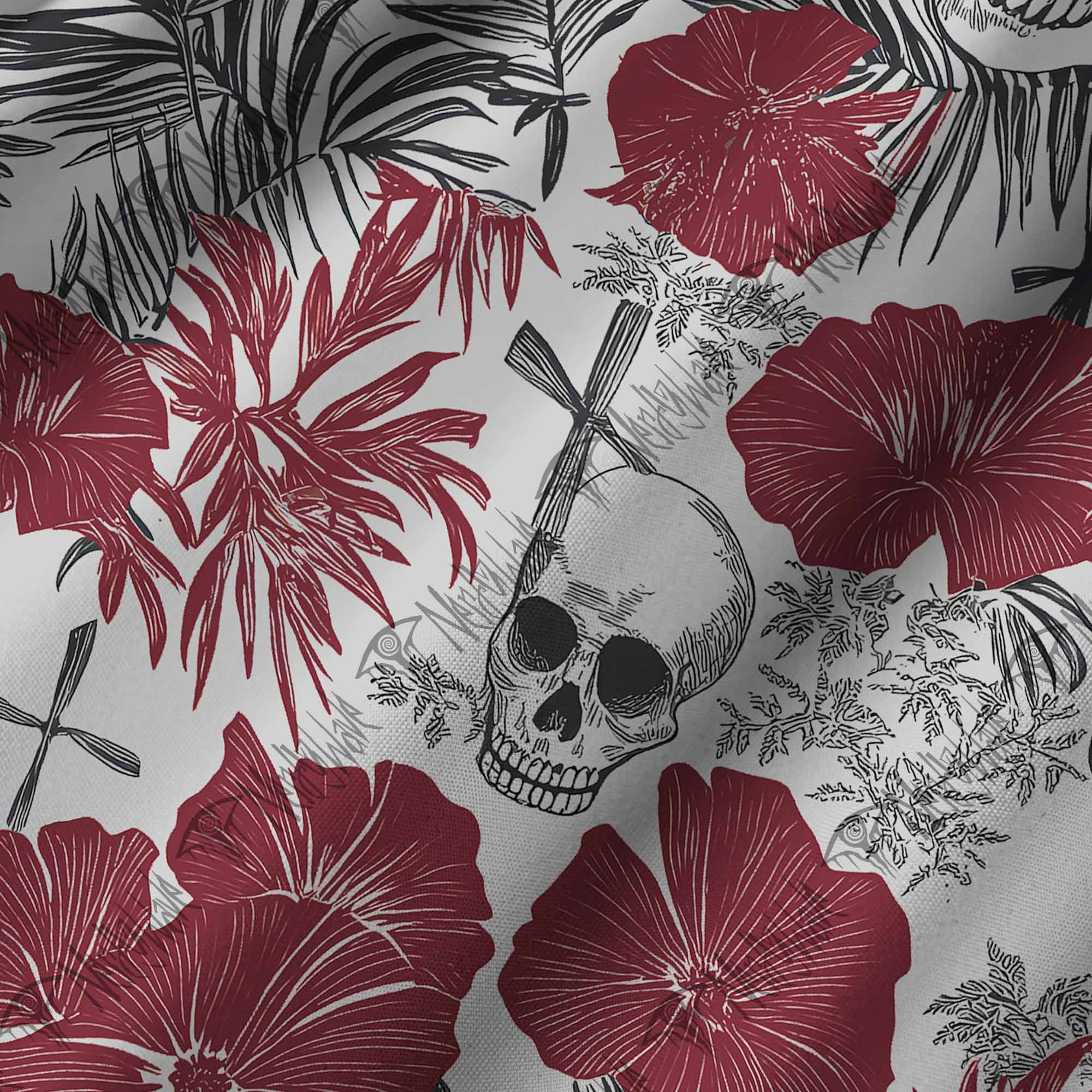 Poppy and Skull Graphic Resort Set