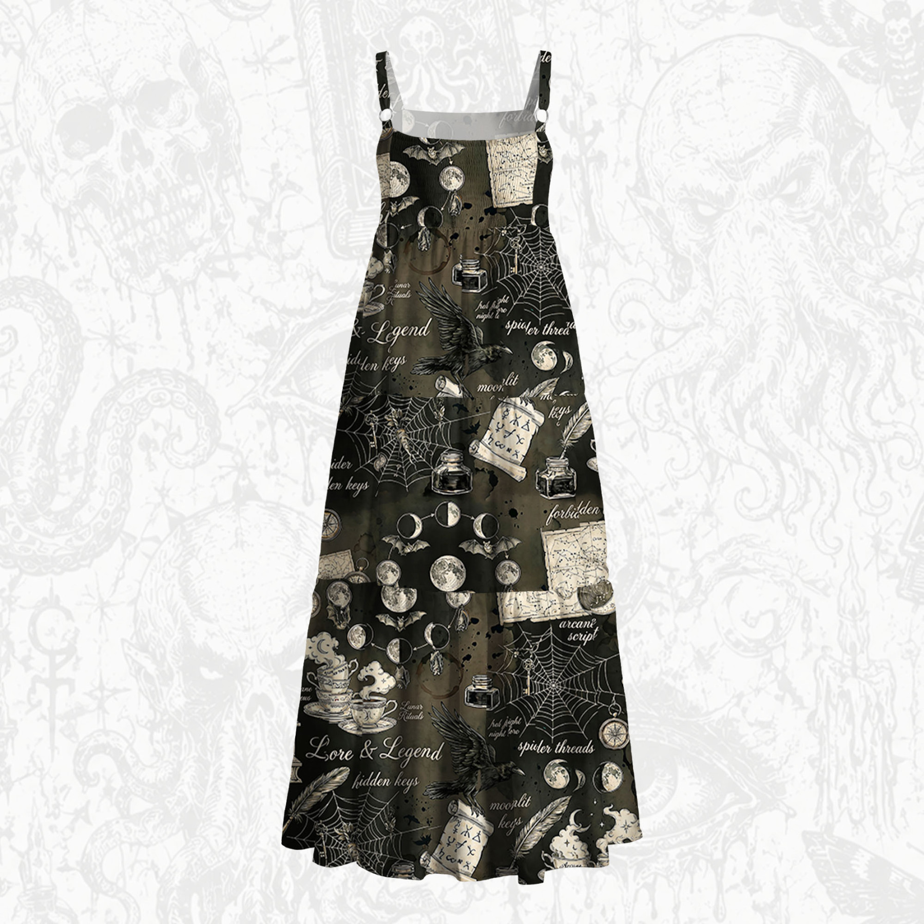Forbidden Keys Wide Straps Maxi Dress