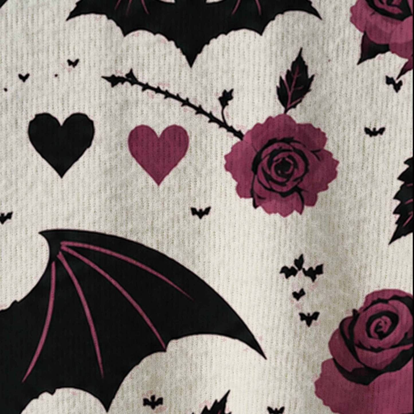 Bats Hearts Ugly Sweatshirts