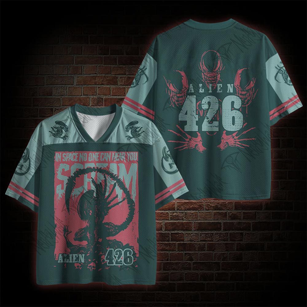 In Space No One Can Hear You Scream Mesh Jersey