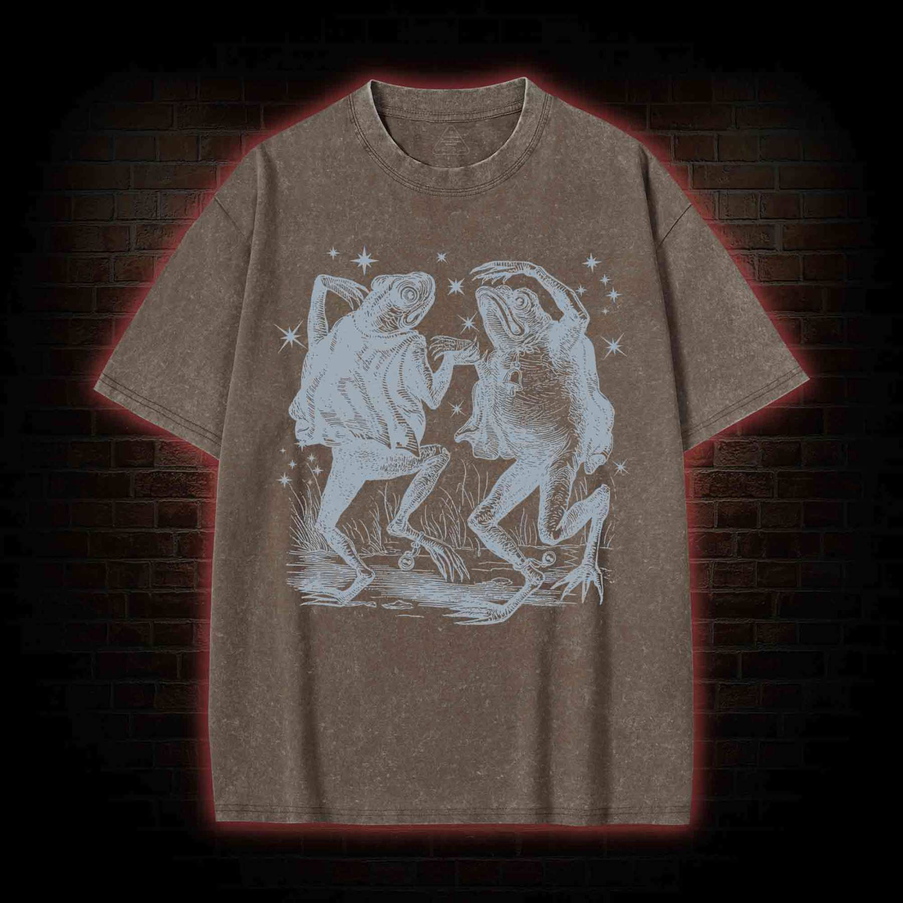 Dancing Frogs Washed T-shirt