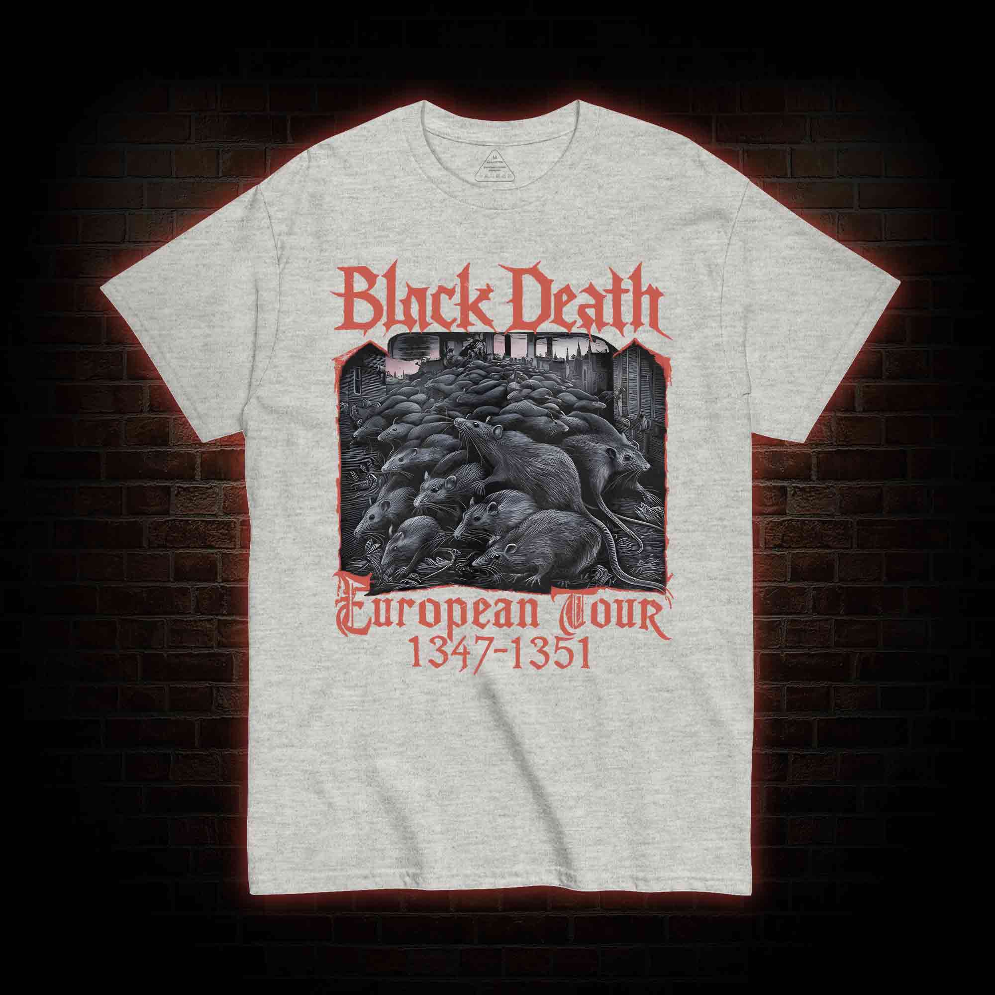 Vintage Black Death European Tour T-shirt