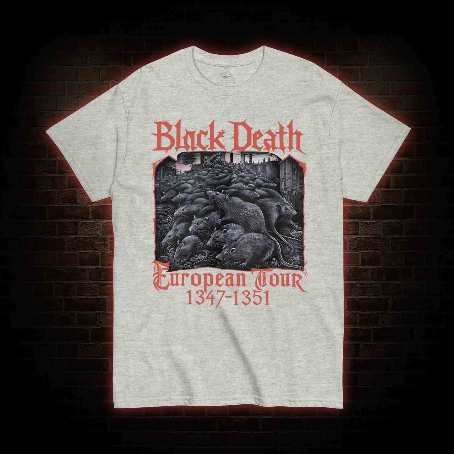 Vintage Black Death European Tour T-shirt
