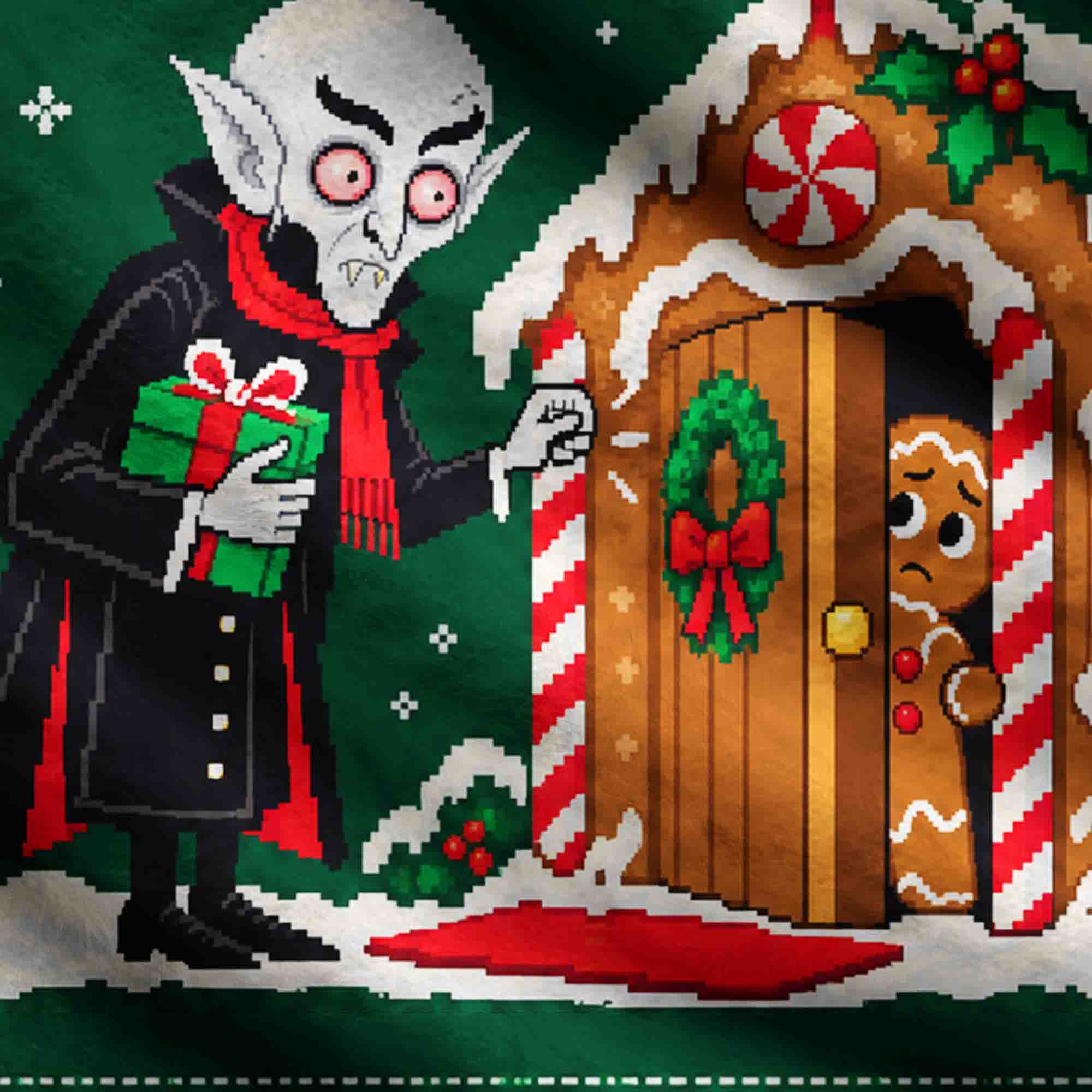 Vampire Christmas Ugly Sweatshirts
