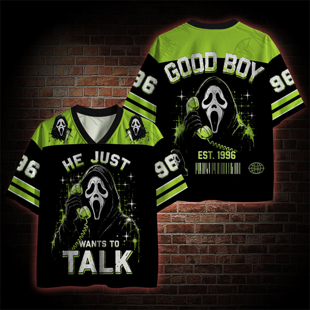 He Just Wants to Talk Mesh Jersey