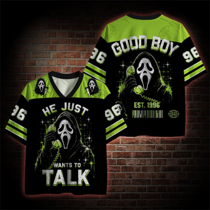 He Just Wants to Talk Mesh Jersey