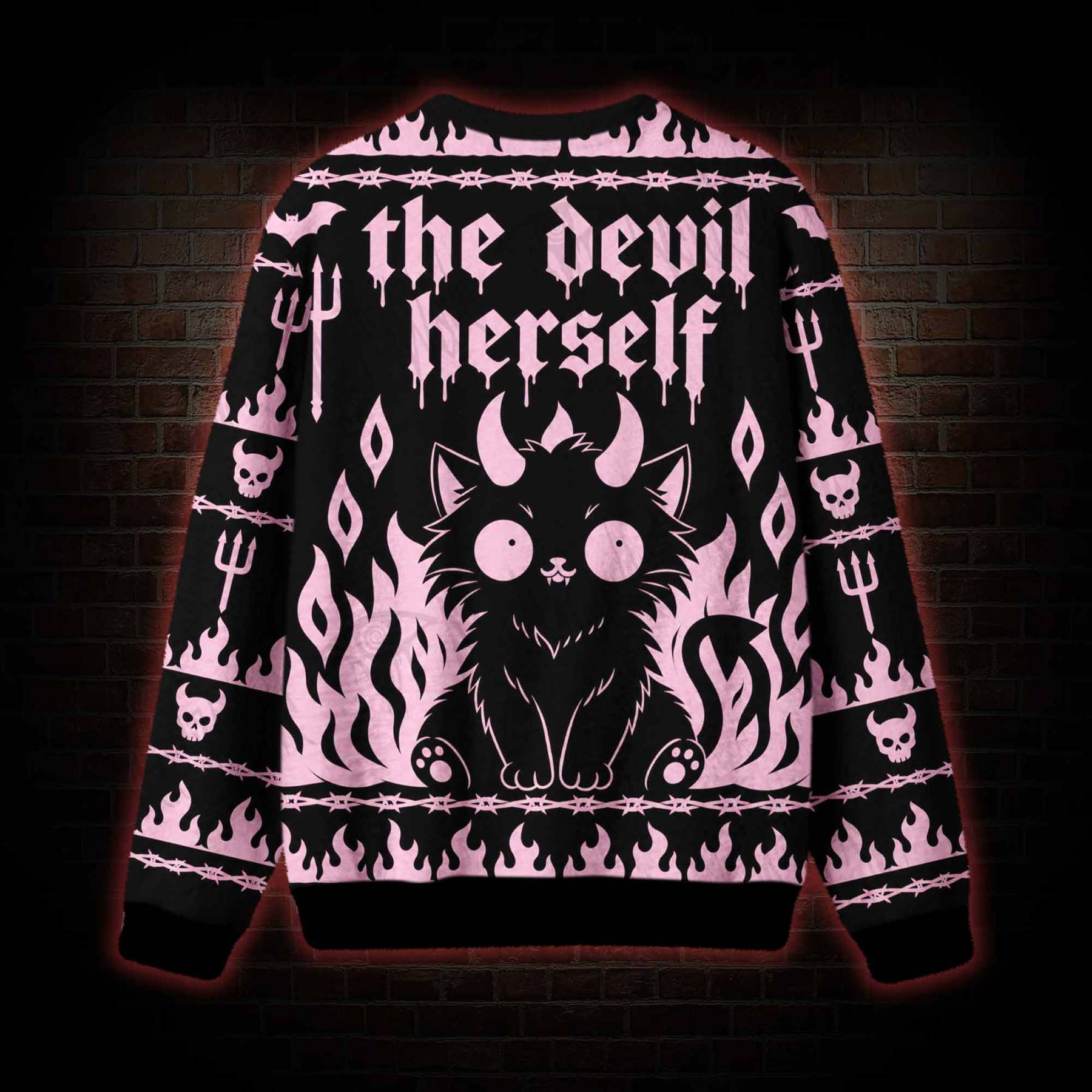 The Devil Herself Ugly Sweatshirts
