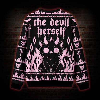 The Devil Herself Ugly Sweatshirts