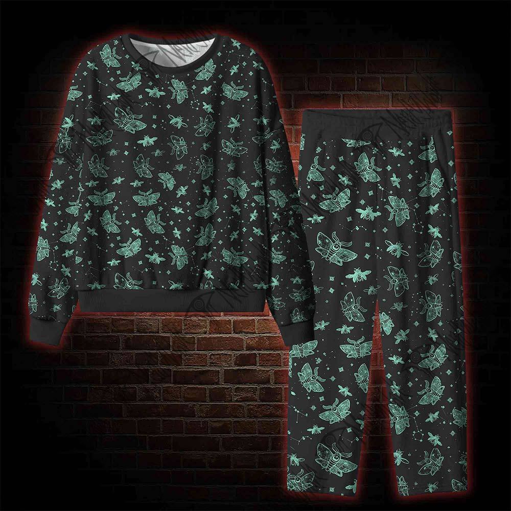 Midnight Flying Insects Cozy Pajama Sets