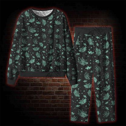 Midnight Flying Insects Cozy Pajama Sets