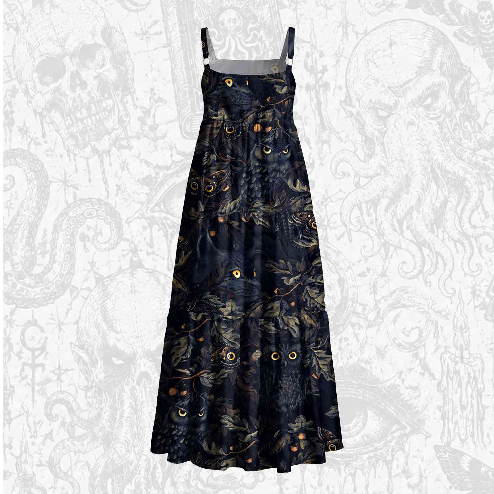 Fit In Wide Straps Maxi Dress