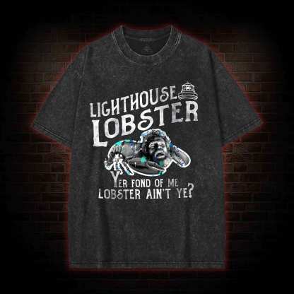Lighthouse Lobster Washed T-shirt