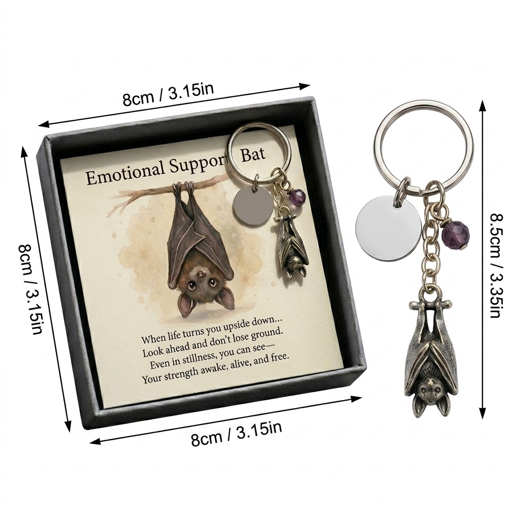 Pendant Bat Keyring Bat Keychain