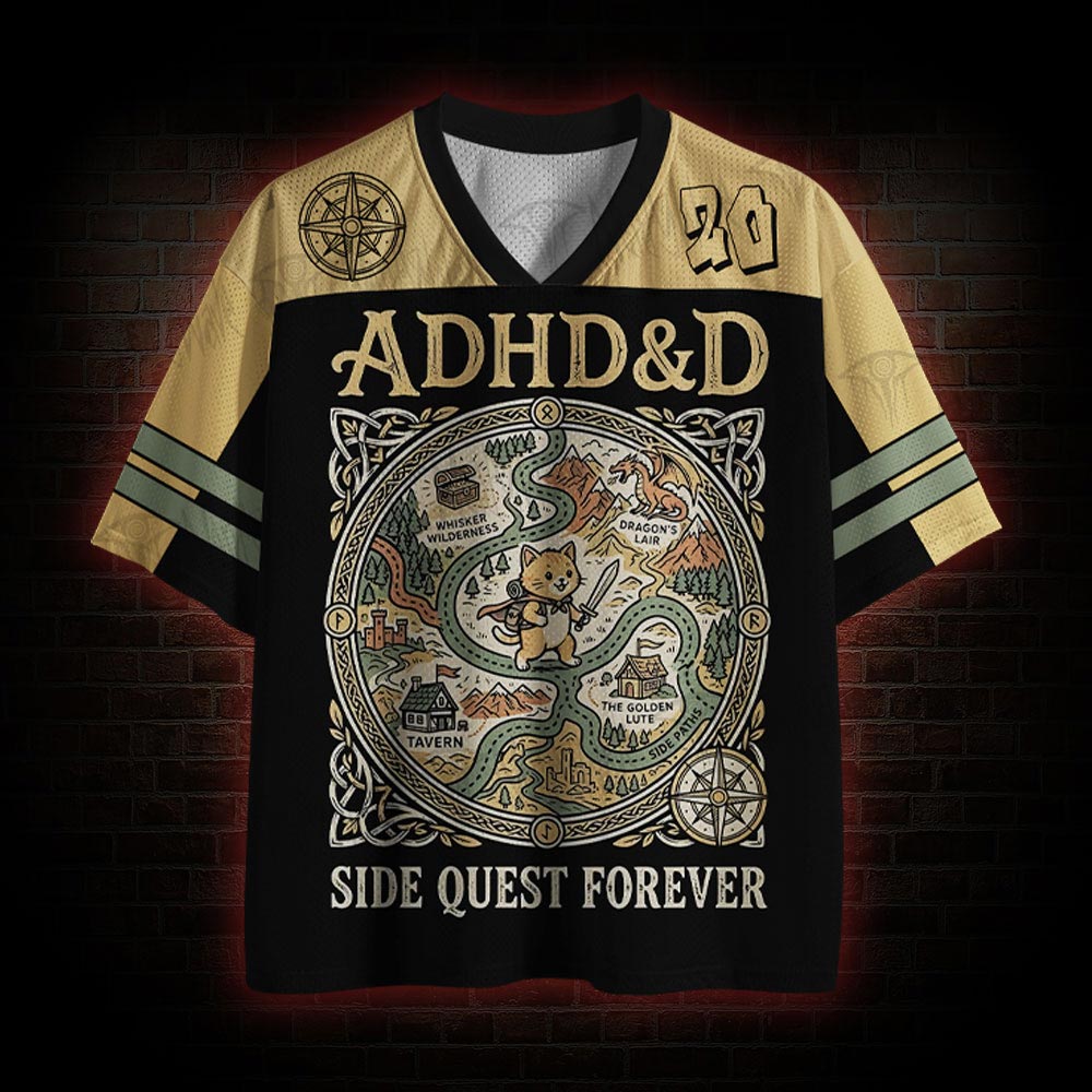 Side Quests Main Quest Mesh Jersey