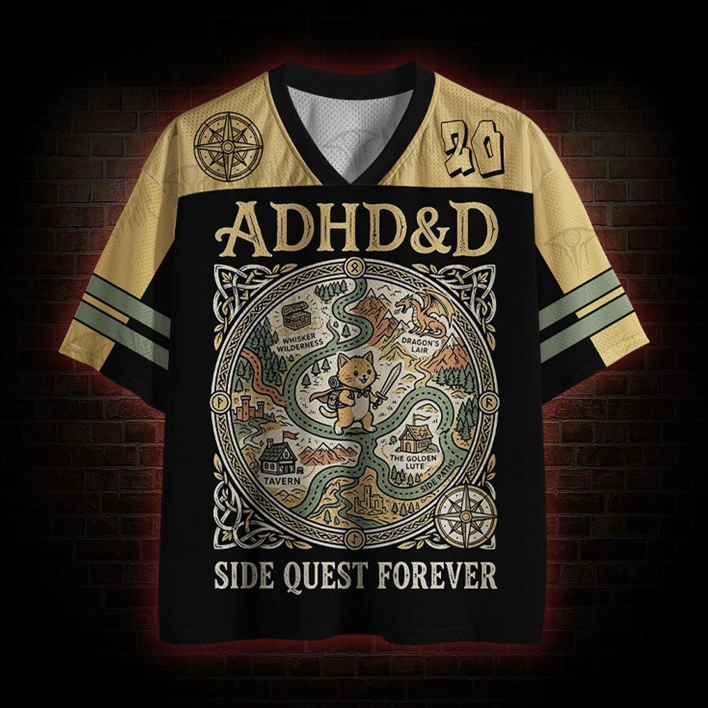 Side Quests Main Quest Mesh Jersey