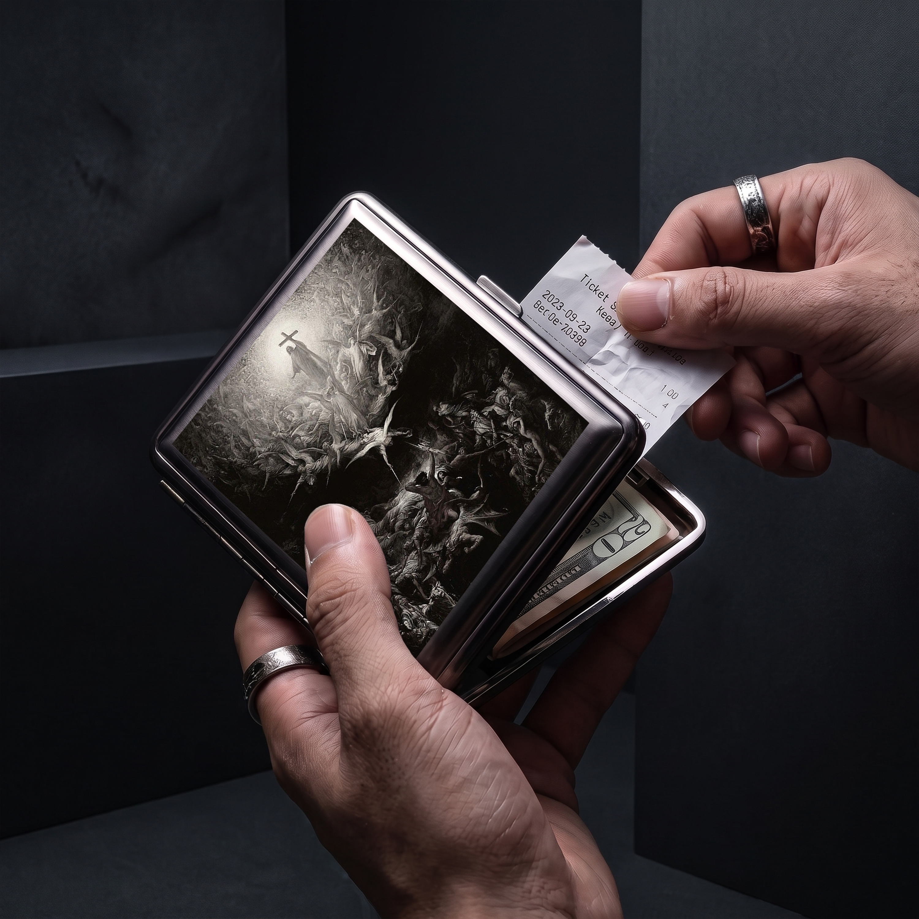 Dispel The Darkness Compressed Cigarette Box