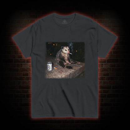 Smoking Possum Meme T-shirt