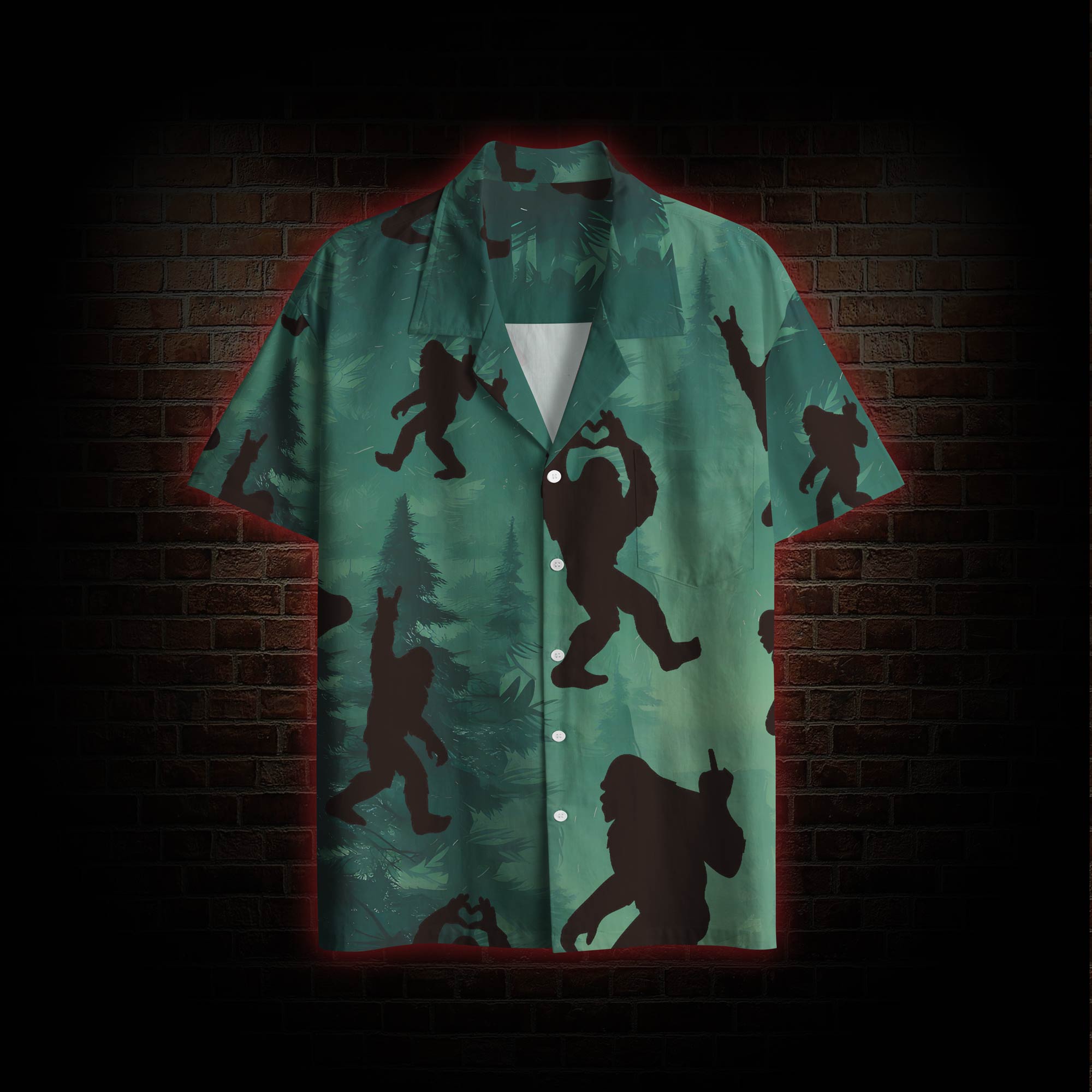 Bigfoot Hawaiian Shirt