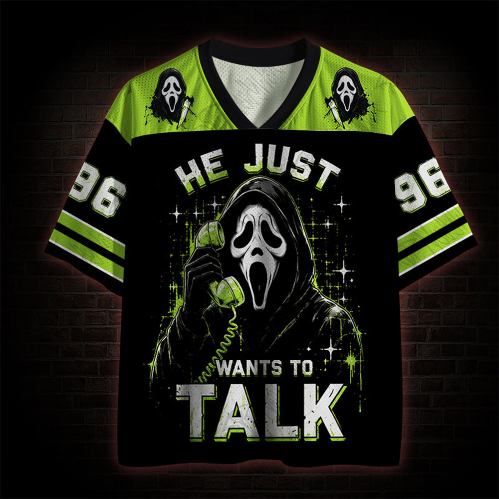 He Just Wants to Talk Mesh Jersey