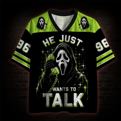 He Just Wants to Talk Mesh Jersey