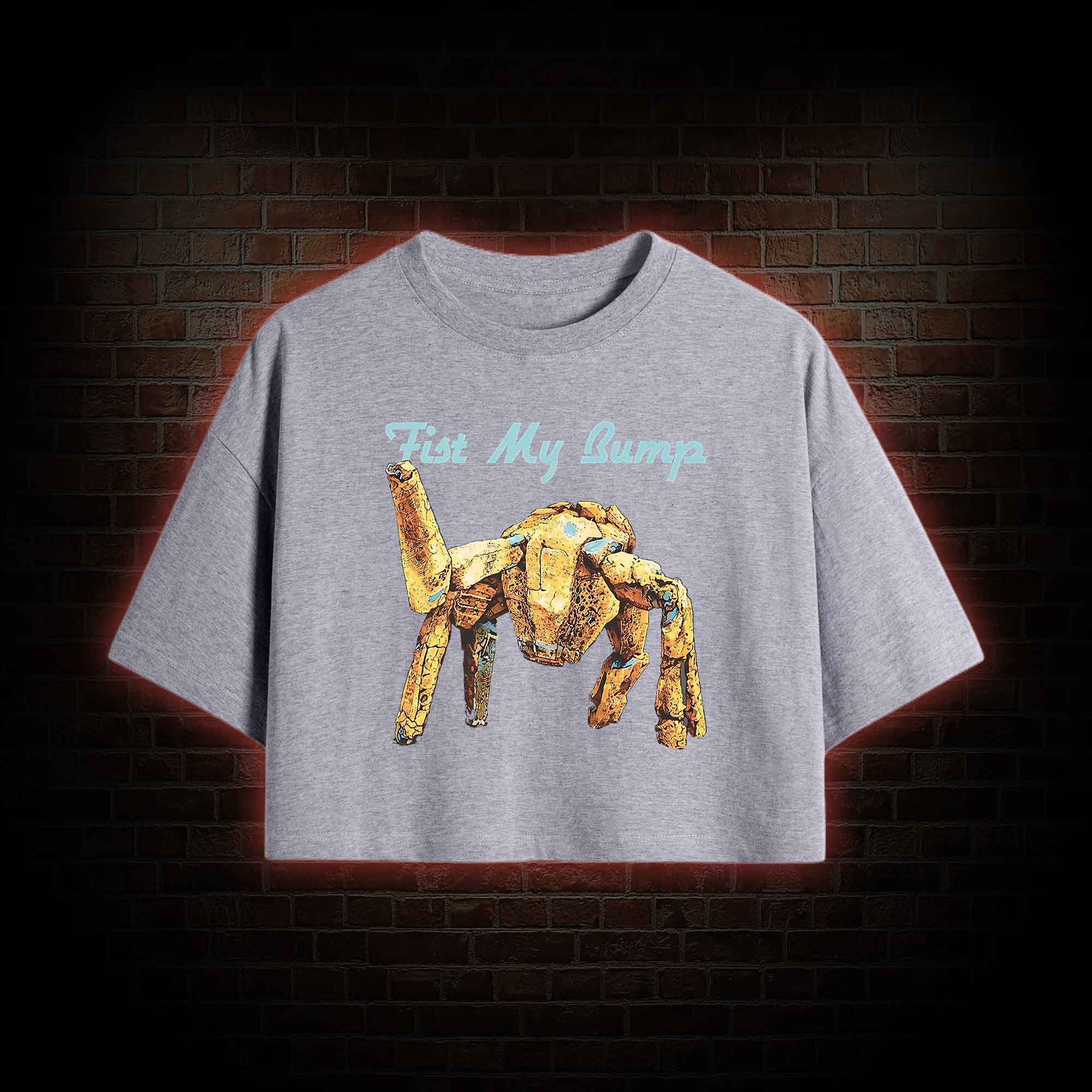 Fist My Bump Crop Top