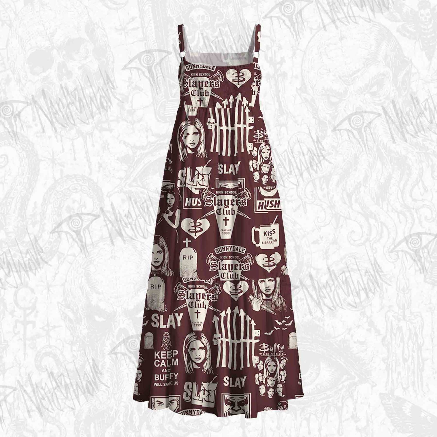 Slay Wide Straps Maxi Dress