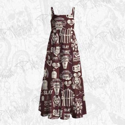 Slay Wide Straps Maxi Dress