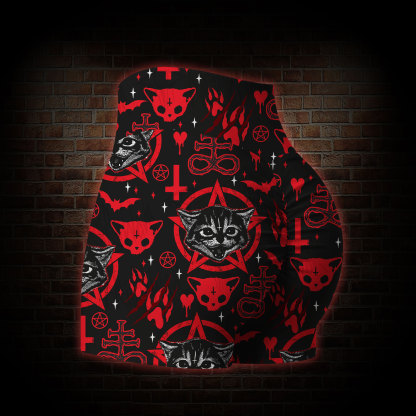 Evil Cats Yoga Shorts