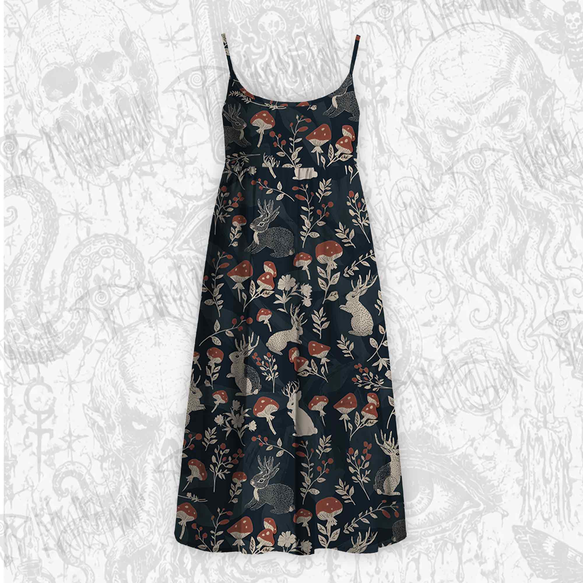 Jackalope Strap Midi Sundress