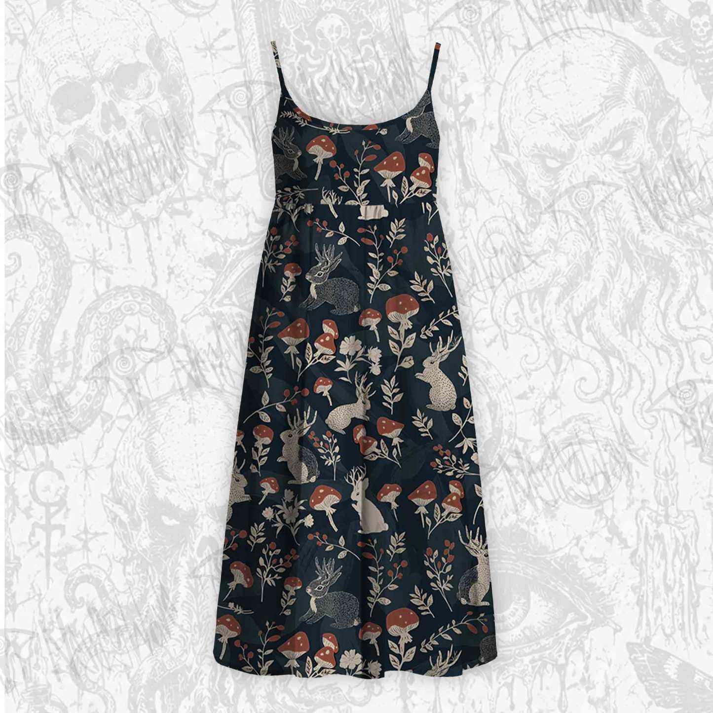 Jackalope Strap Midi Sundress