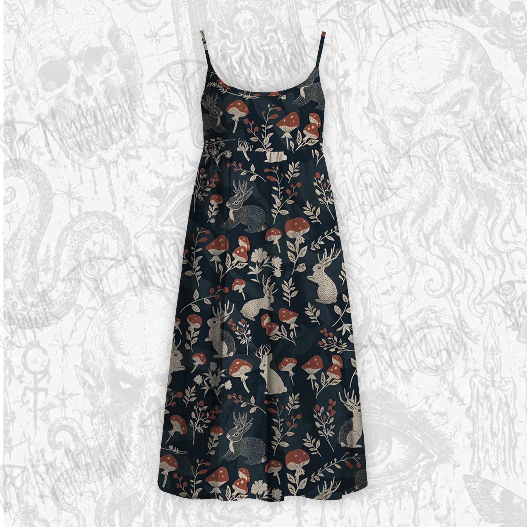 Jackalope Strap Midi Sundress