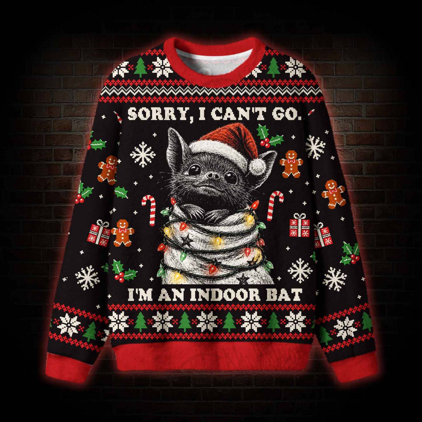 I'm an Indoor Bat Ugly Sweatshirts