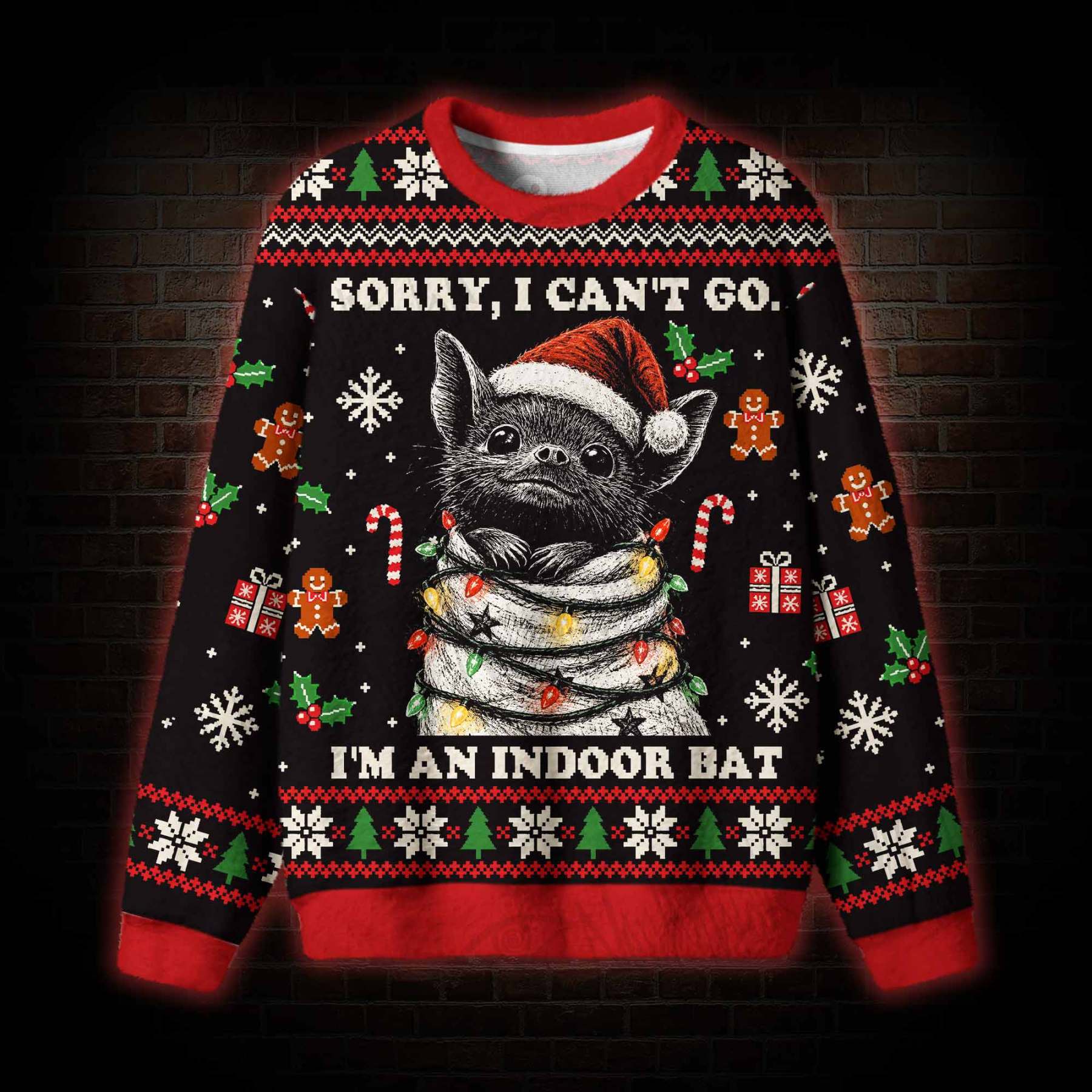 I'm an Indoor Bat Ugly Sweatshirts