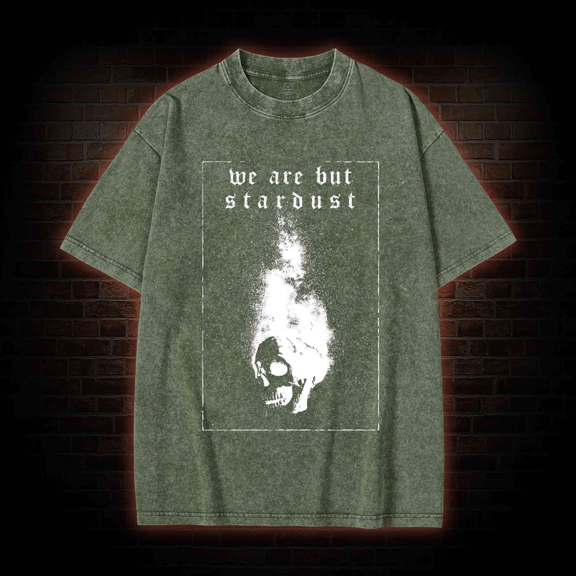 We Are but Stardust Washed T-shirt