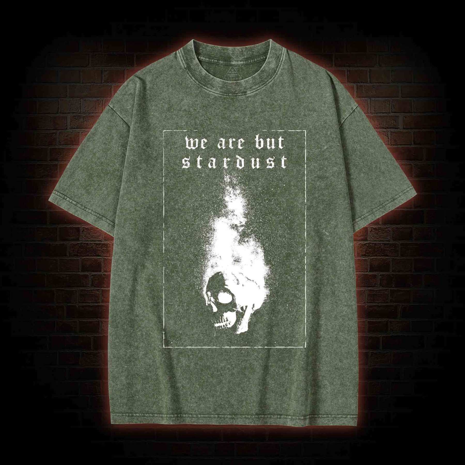 We Are but Stardust Washed T-shirt