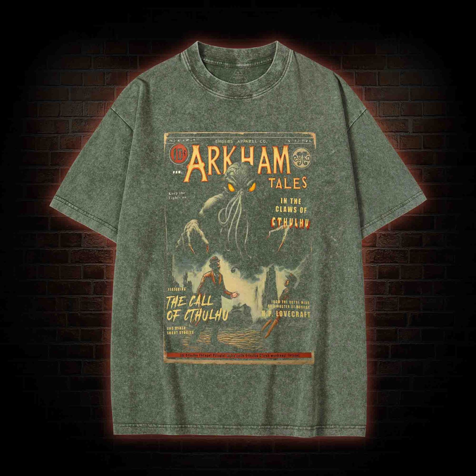 The Call of Cthulhu Washed T-shirt
