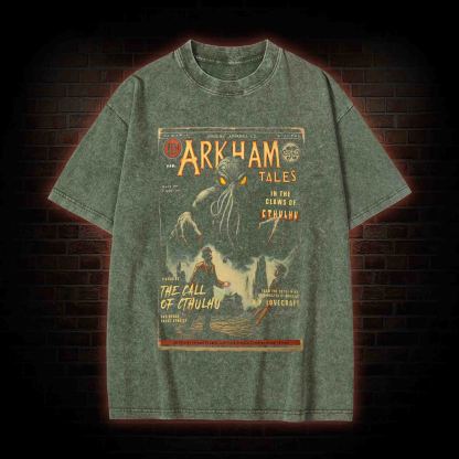The Call of Cthulhu Washed T-shirt