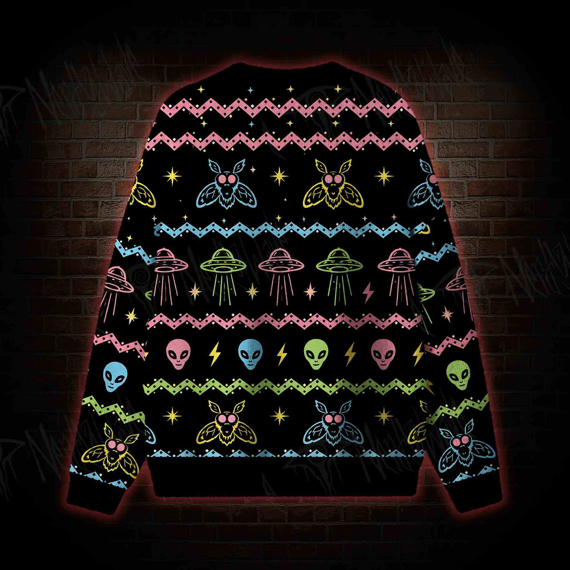 Cryptid Mash Ugly Sweatshirts