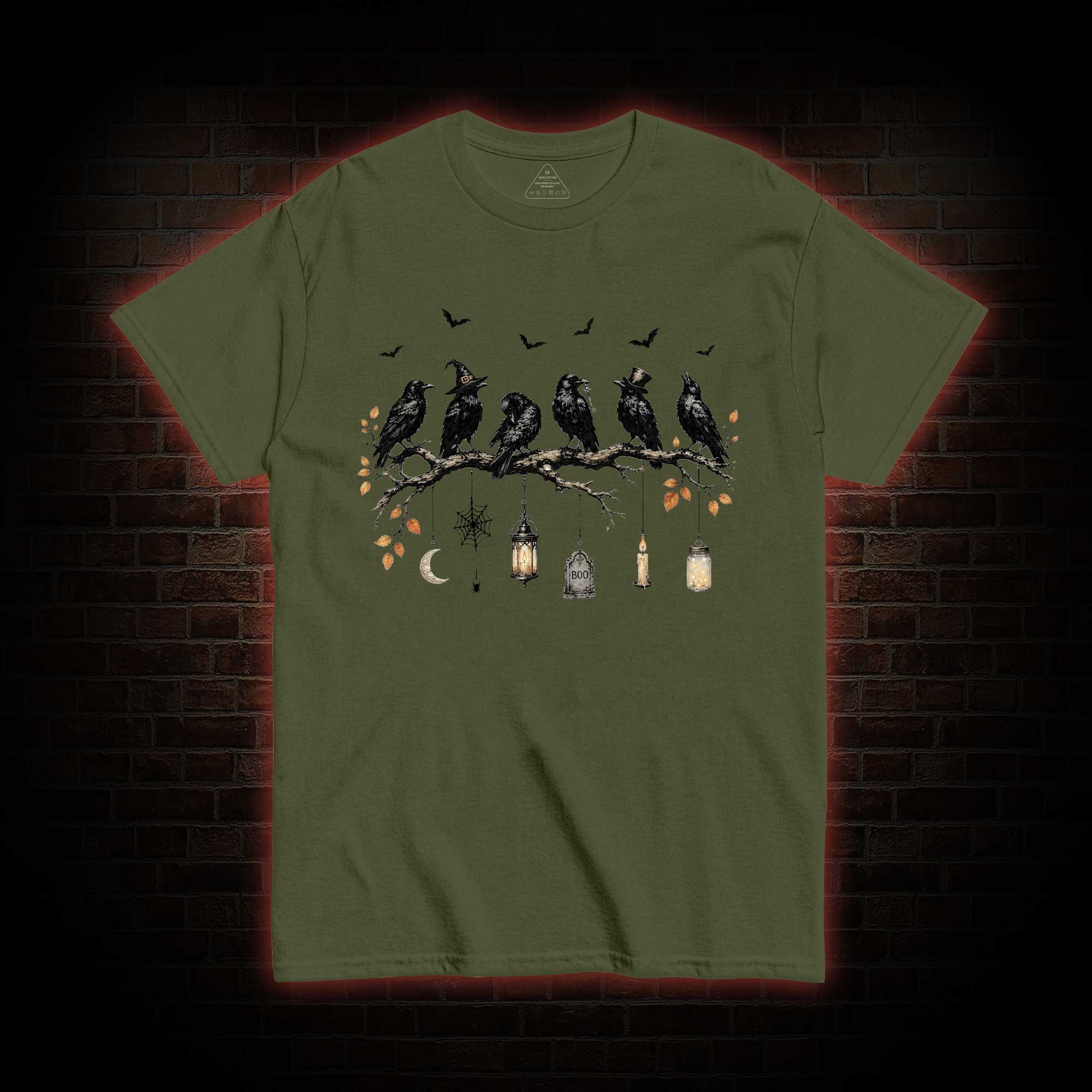 Black Crow Halloween T-shirt