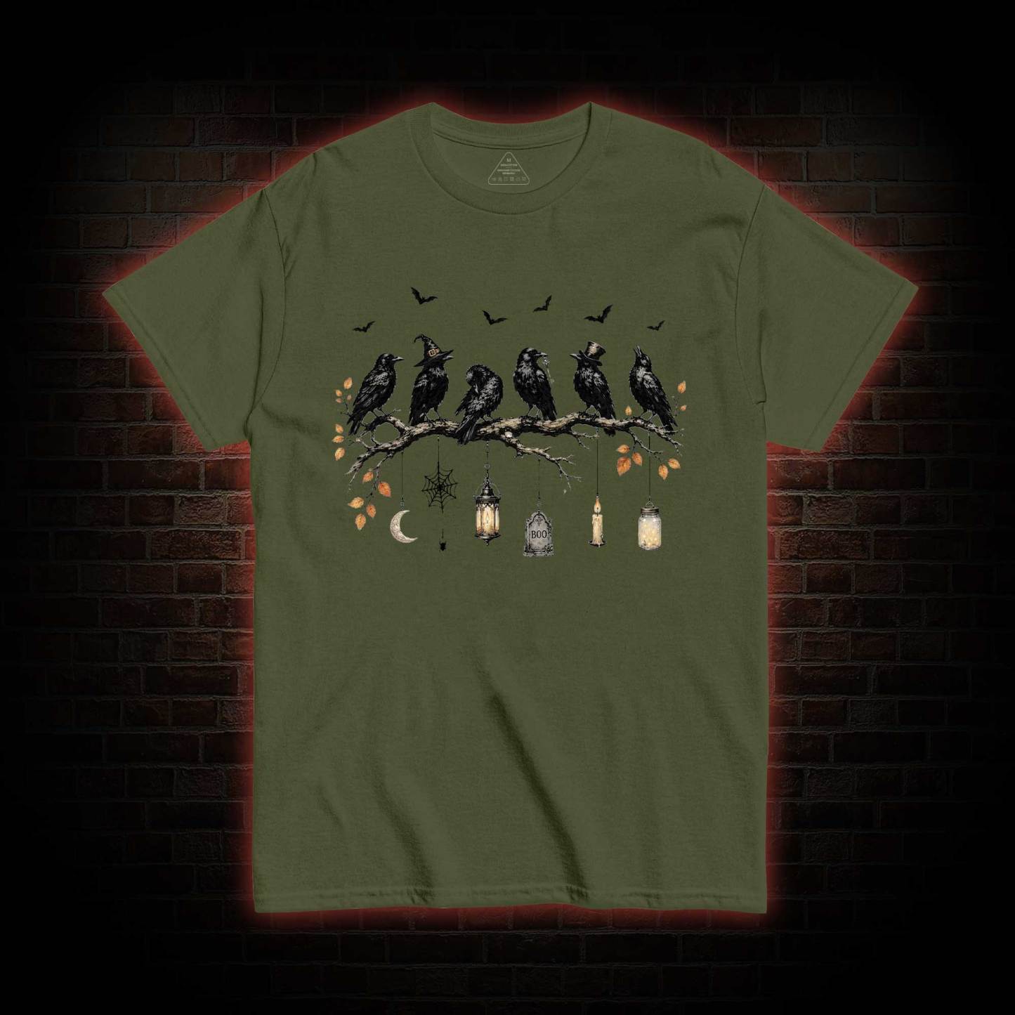 Black Crow Halloween T-shirt