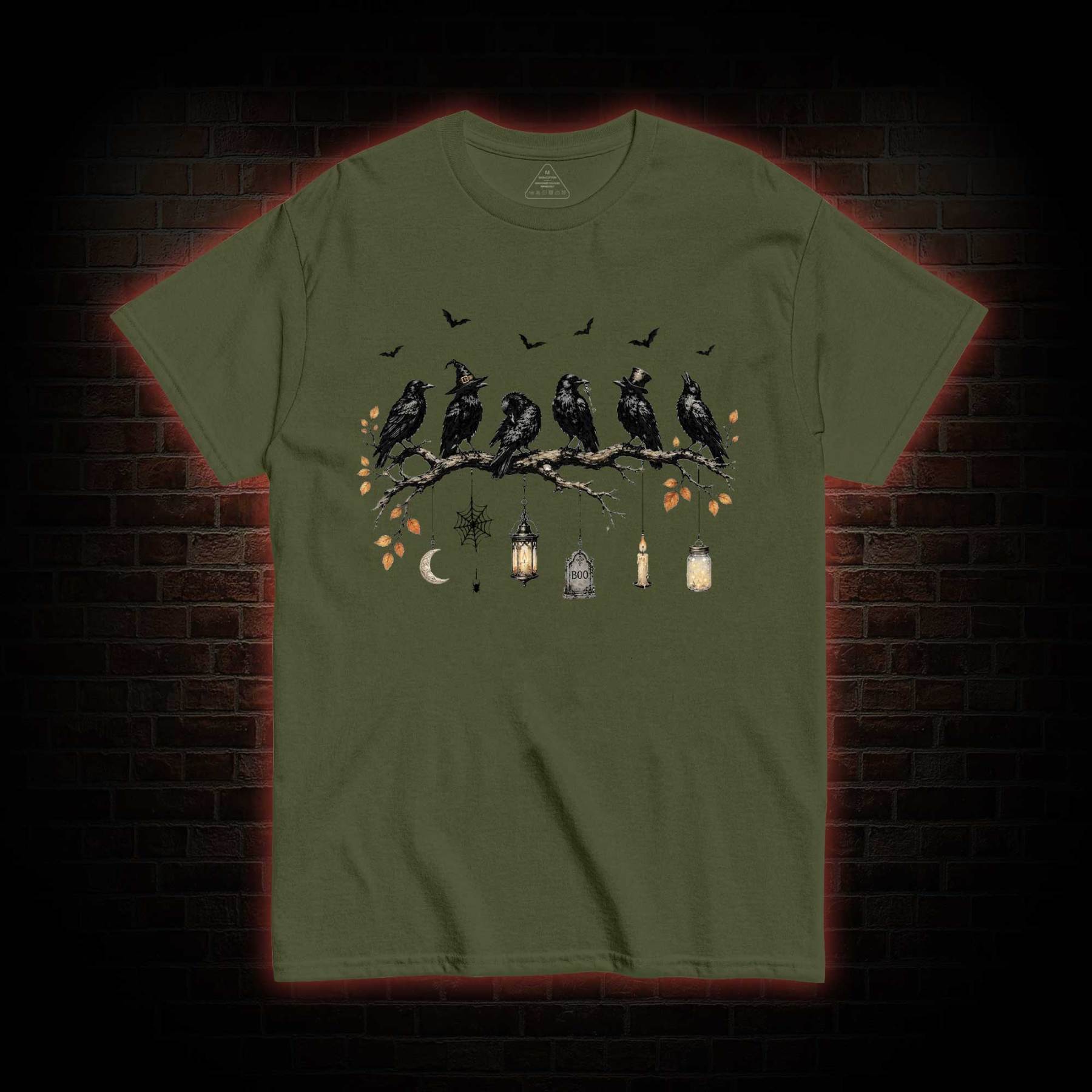 Black Crow Halloween T-shirt