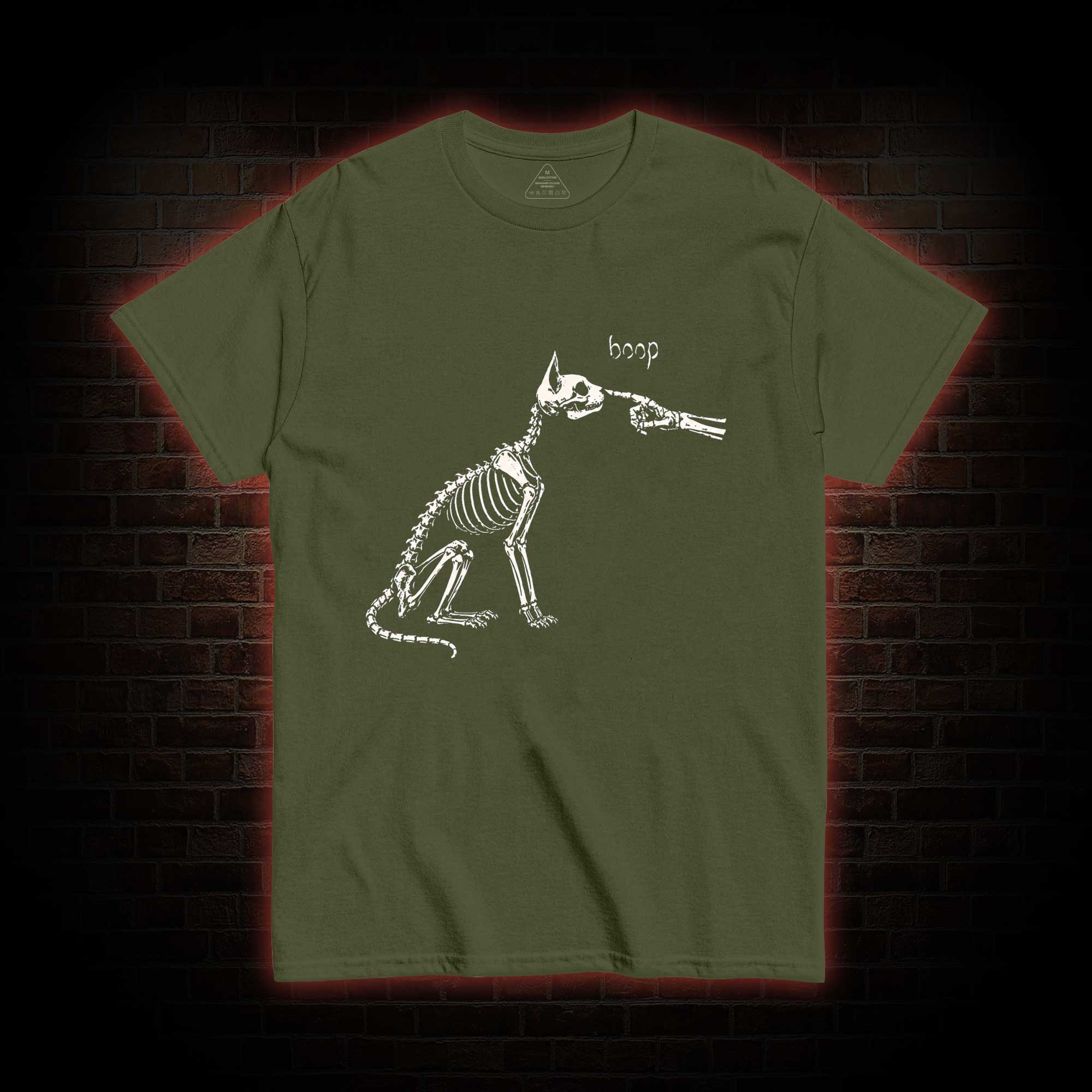 Skeleto Cat Boop T-shirt
