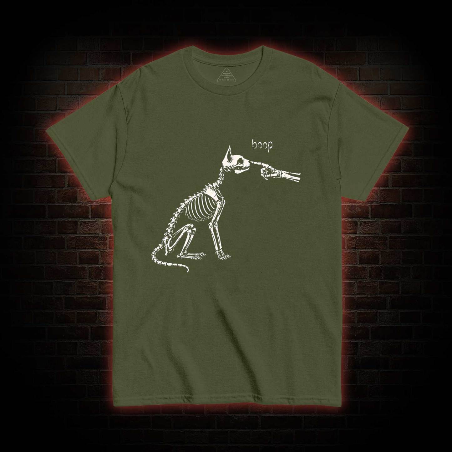 Skeleto Cat Boop T-shirt