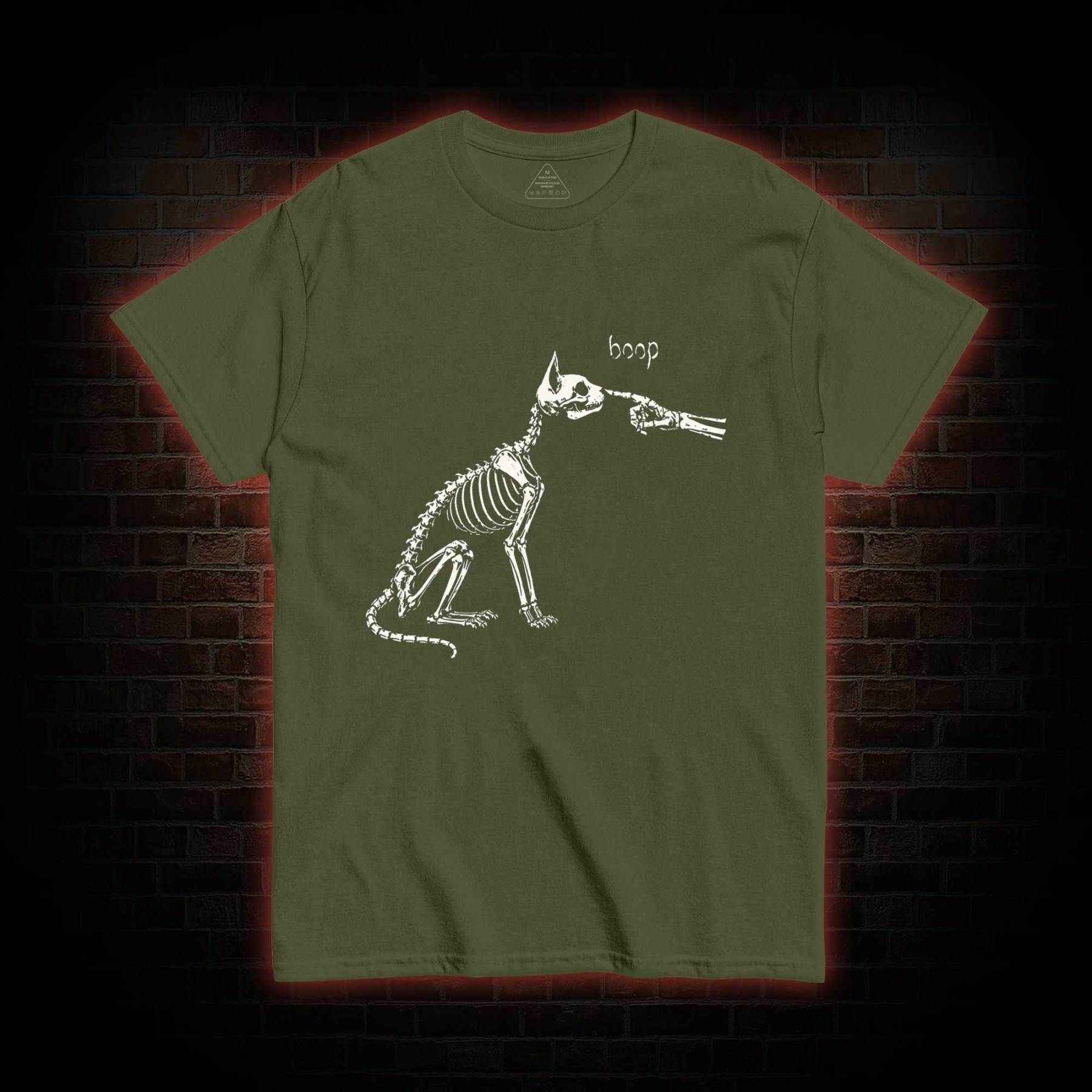 Skeleto Cat Boop T-shirt