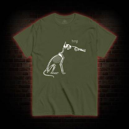 Skeleto Cat Boop T-shirt