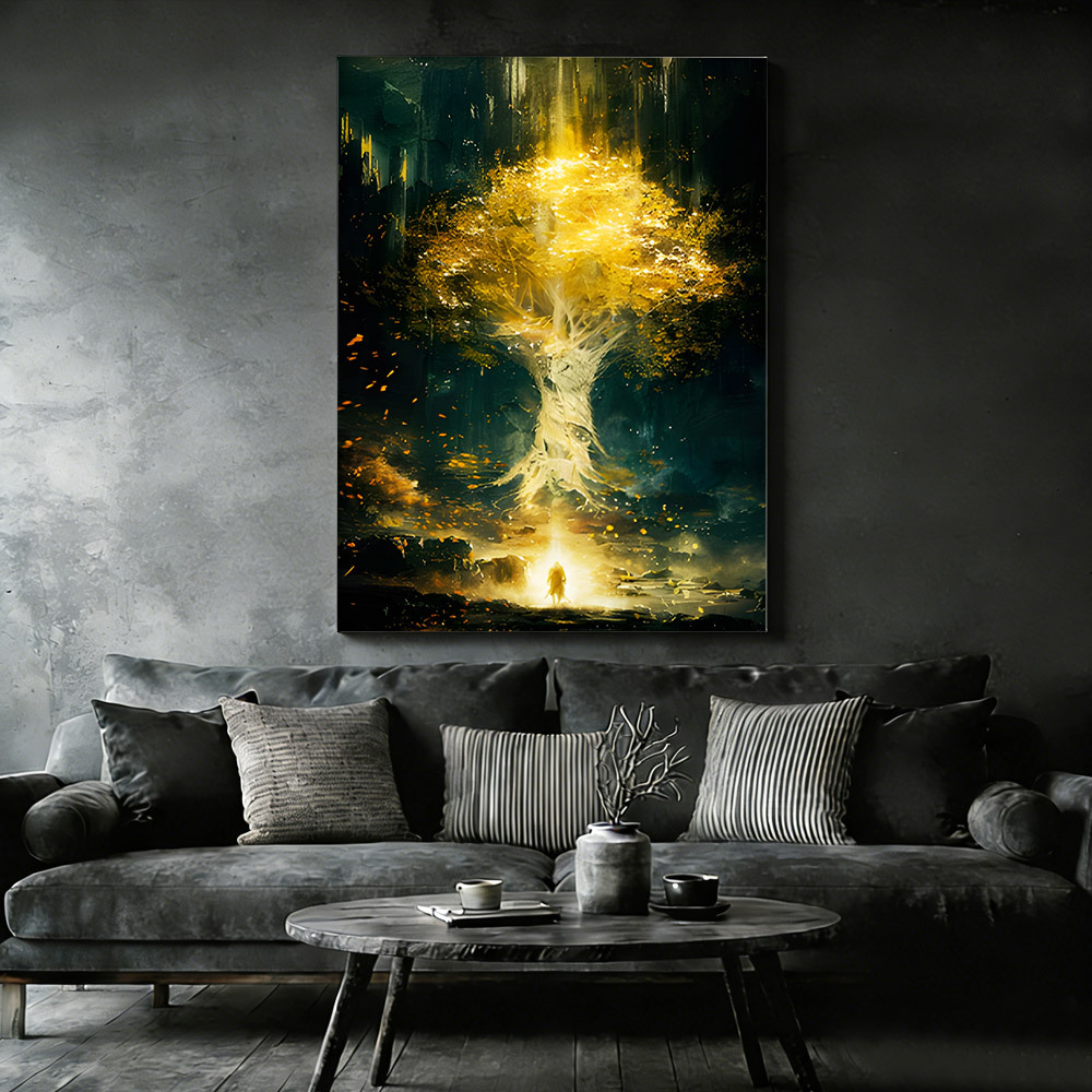 Grace of Gold Canvas Print