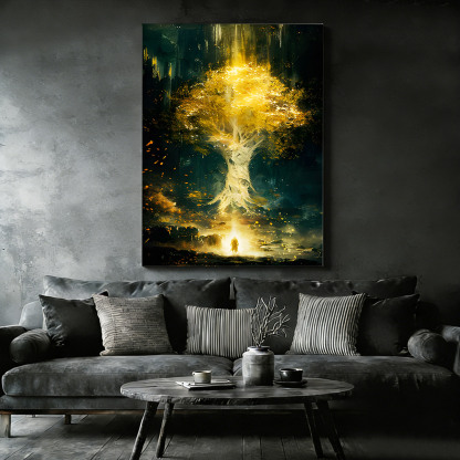Grace of Gold Canvas Print