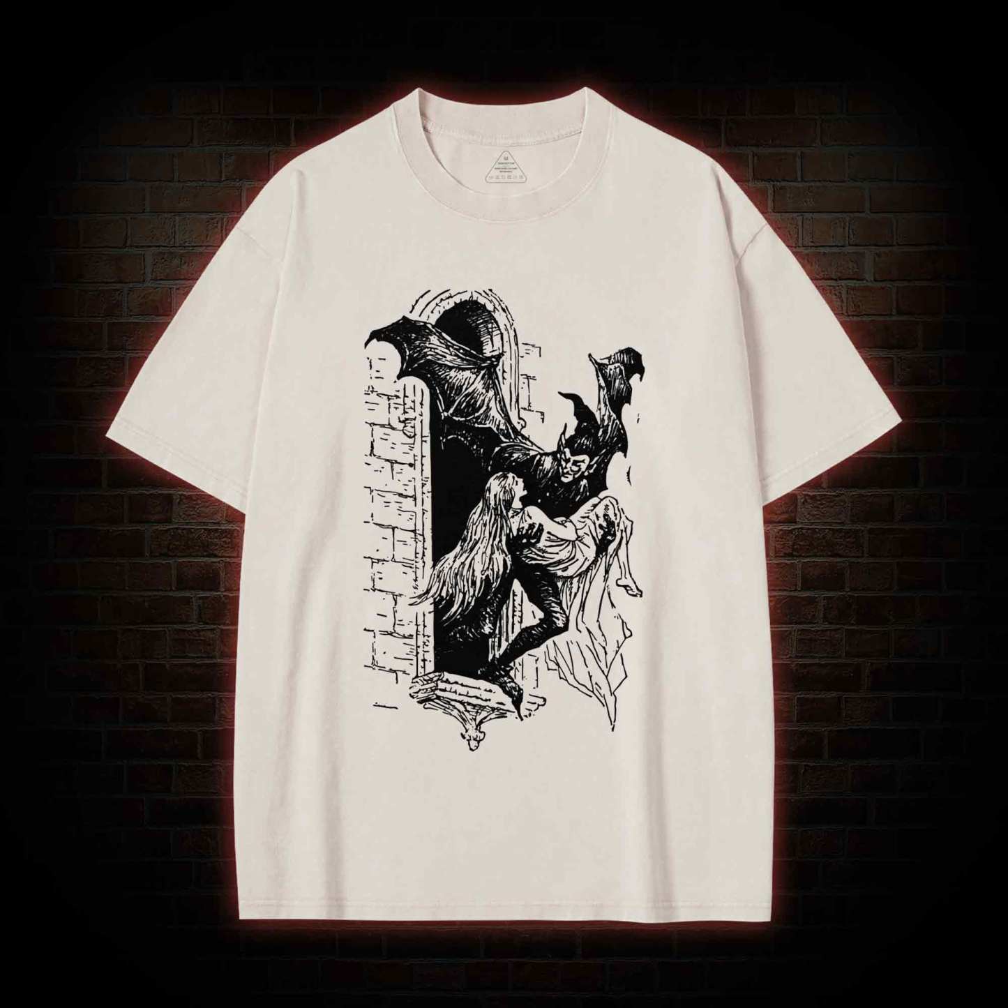 Vintage Dracula Washed T-shirt