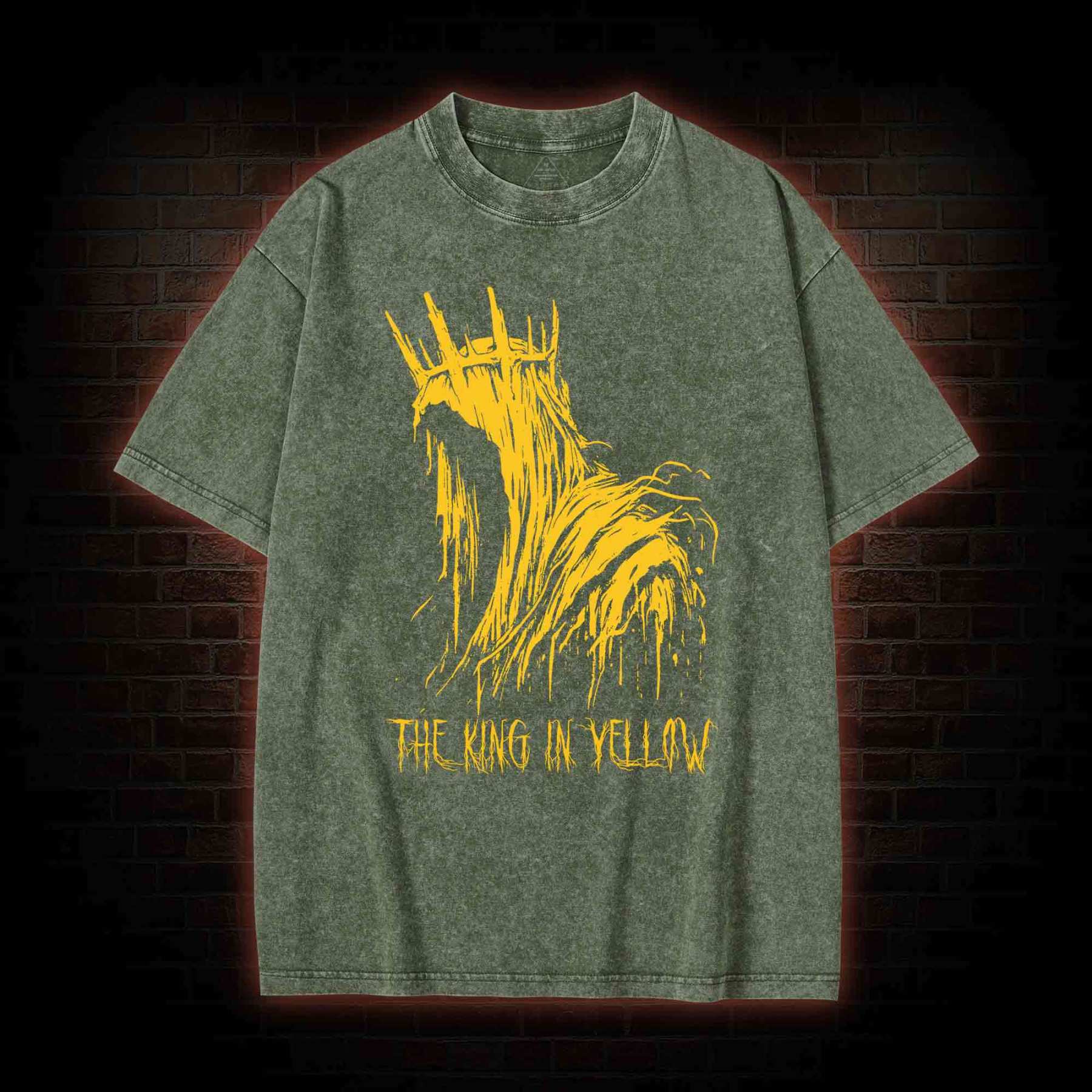 The King in Yellow Washed T-shirt