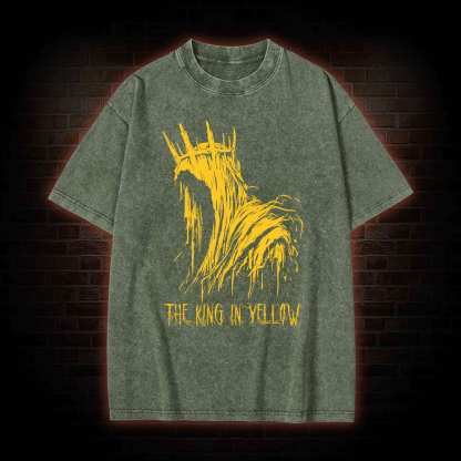 The King in Yellow Washed T-shirt